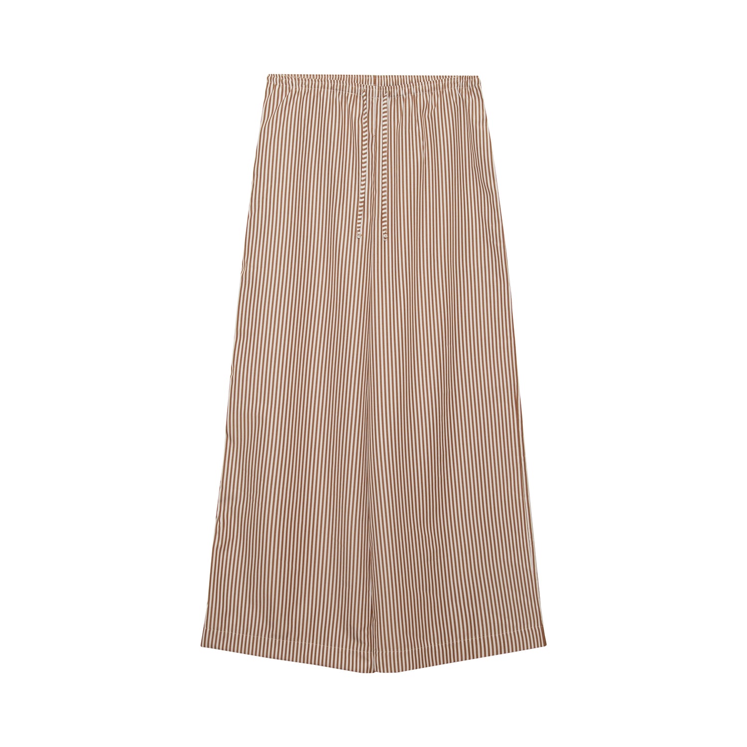 Women's Lightweight Striped Wide-Leg Pants